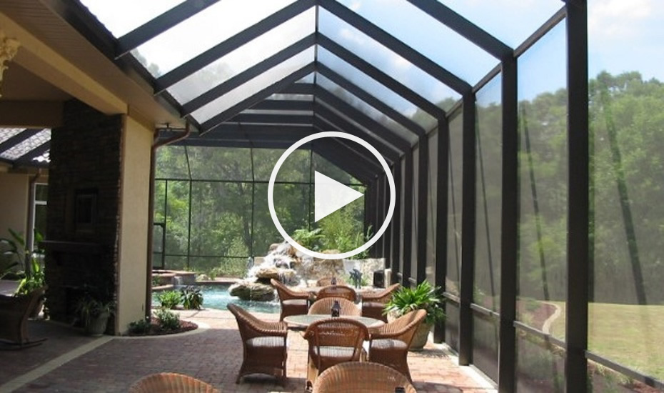 Screen Roofed Screen Rooms